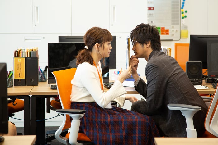 松井愛莉、速水もこみち/「この男は人生最大の過ちです」場面写真(C)ABCテレビ