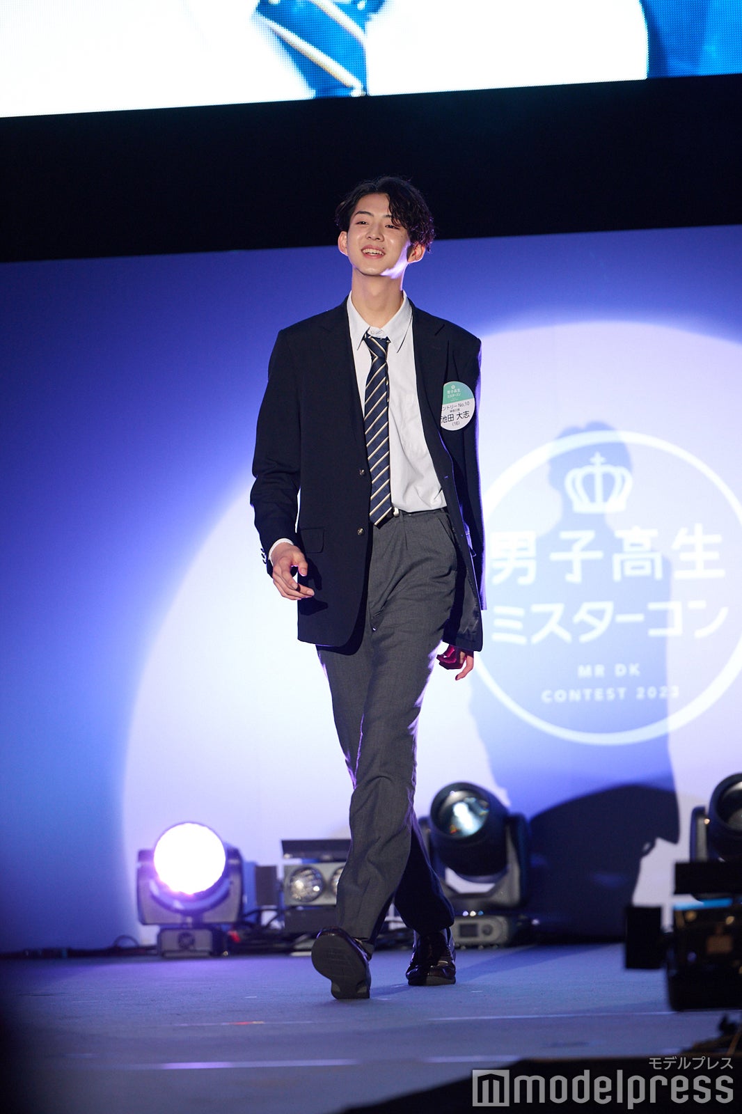 池田大志くん「男子高生ミスターコン2023」ファイナル審査の様子（C）モデルプレス