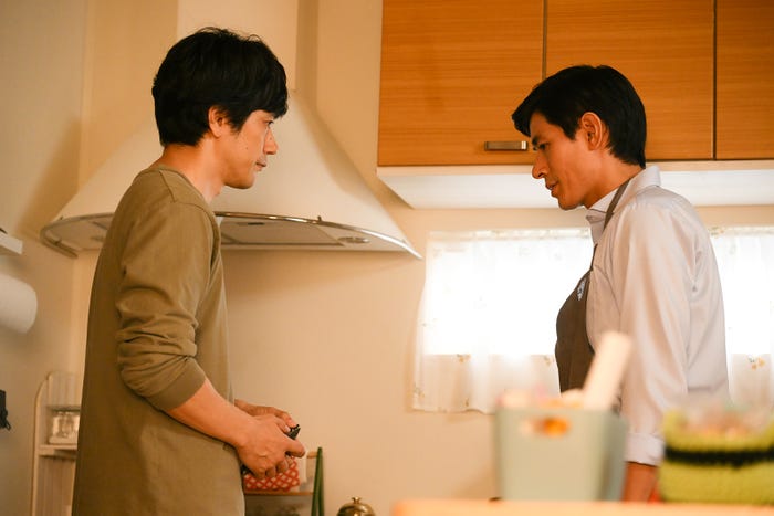 松山ケンイチ、中島歩「Tシャツが乾くまで」第8話(C)TBS