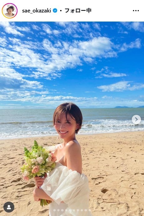 岡崎紗絵Instagramより