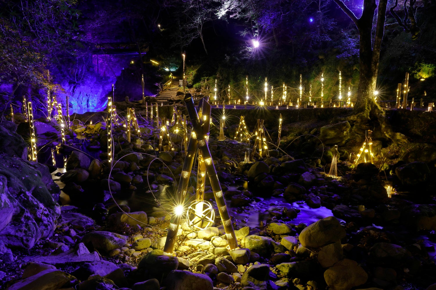 幽玄の竹あかり／提供画像