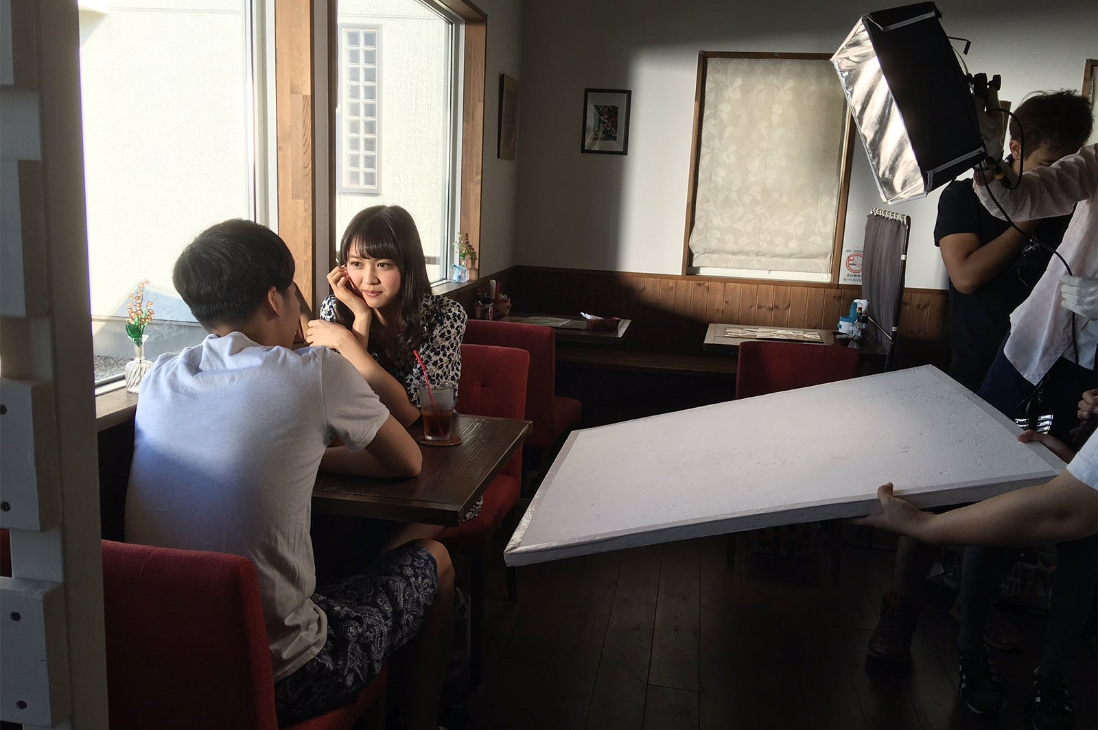 撮影中の様子（画像提供：所属事務所）