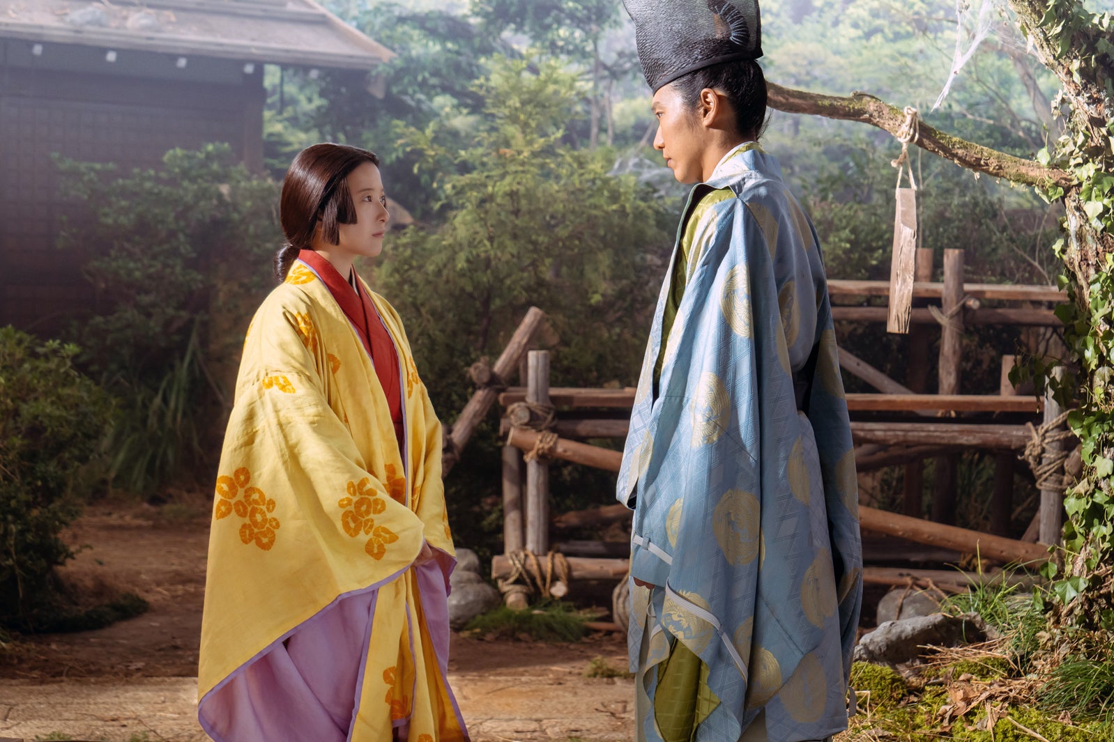 吉高由里子、柄本佑「光る君へ」第7話より（C）NHK