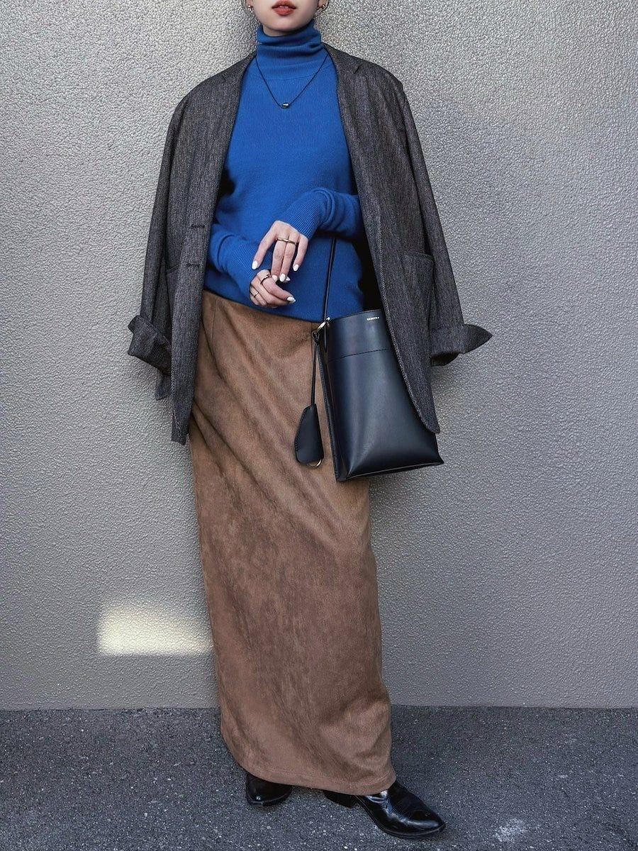 ブルーの冬コーデ2