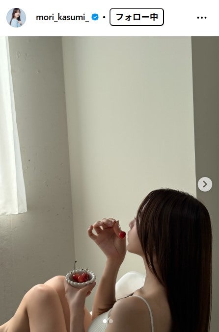 森香澄Instagramより