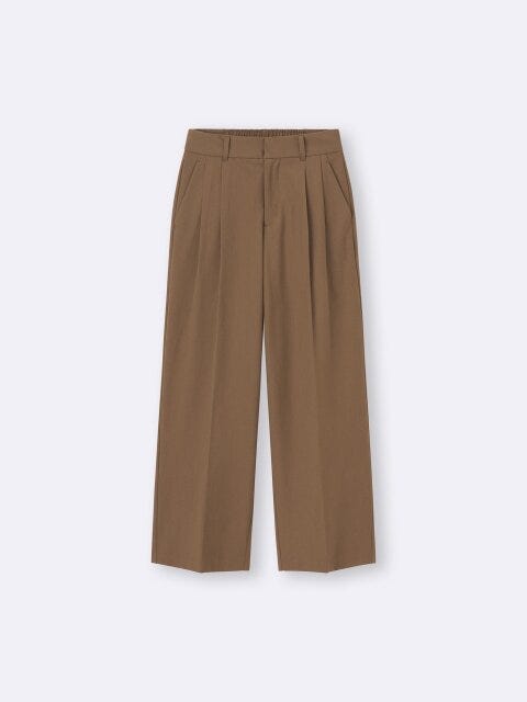 GU タックワイドパンツ GUのタックワイドパンツ