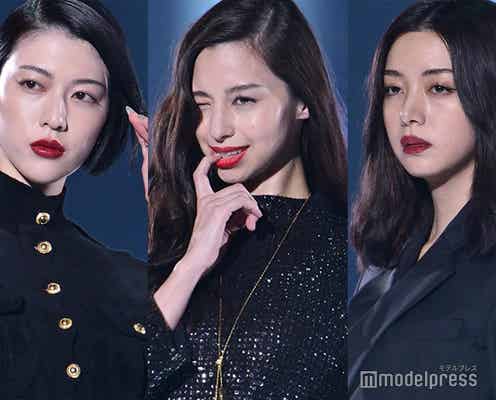 池田エライザ・中条あやみ・三吉彩花「TGC」トップバッターで開幕 ブラックコーデで圧巻オーラ【TGC2025A/W】