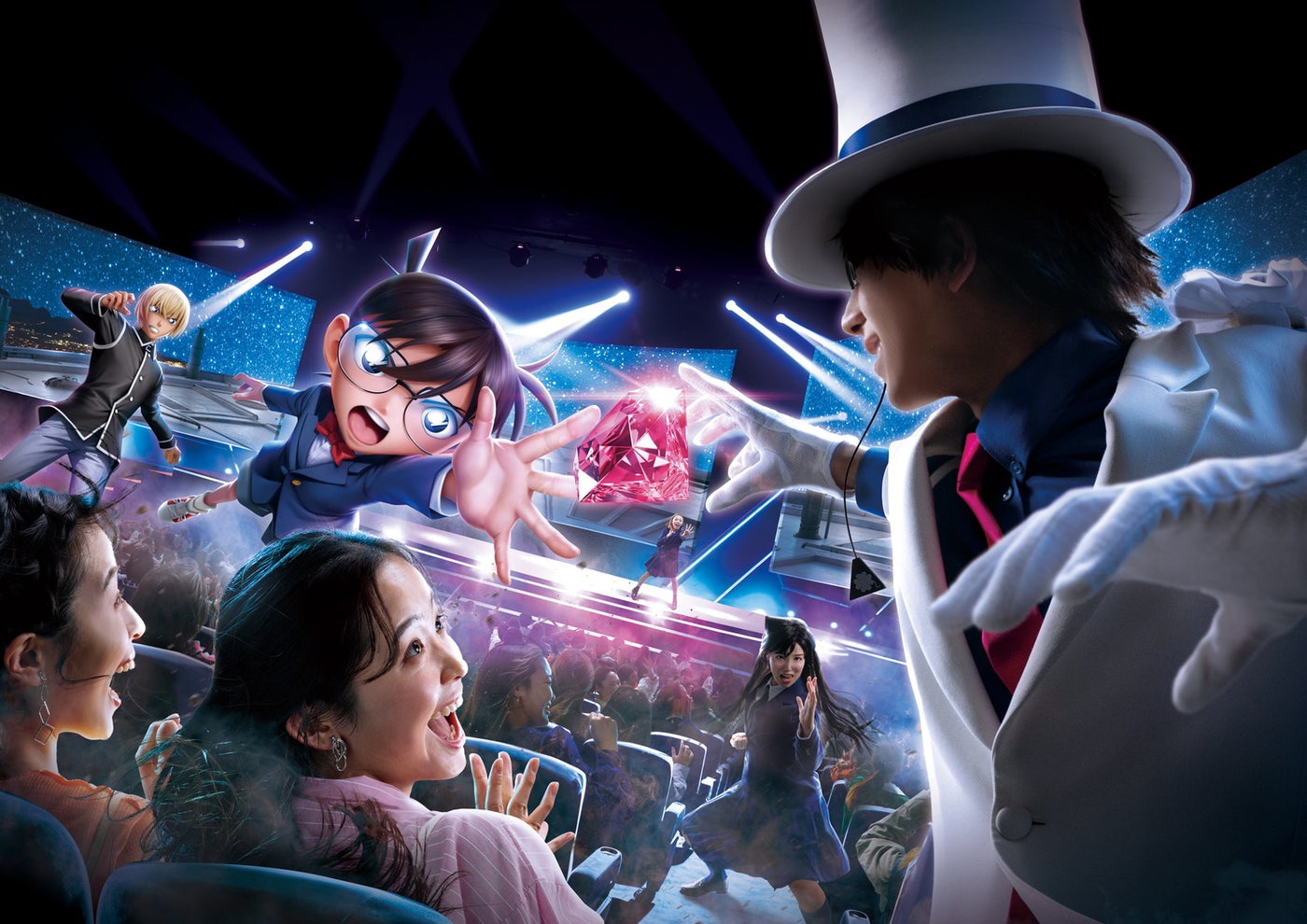 名探偵コナン 4-D ライブ・ショー ～星空の宝石～／画像提供：ユニバーサル・スタジオ・ジャパン
