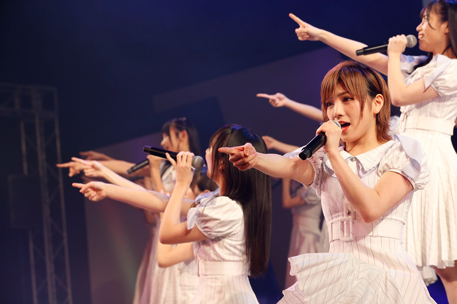 岡田奈々「STU48 第2期生オーディション最終審査～少女の夢の扉を開けるのはアナタだ！～」の様子（C）STU