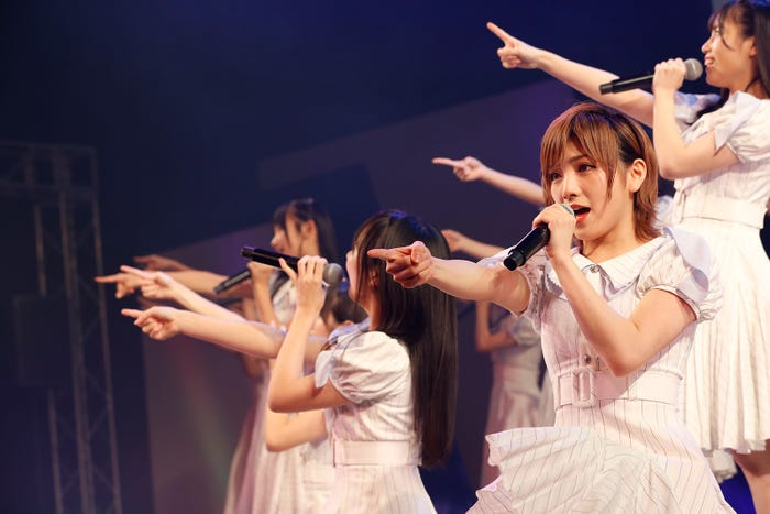 岡田奈々「STU48 第2期生オーディション最終審査~少女の夢の扉を開けるのはアナタだ!~」の様子(C)STU