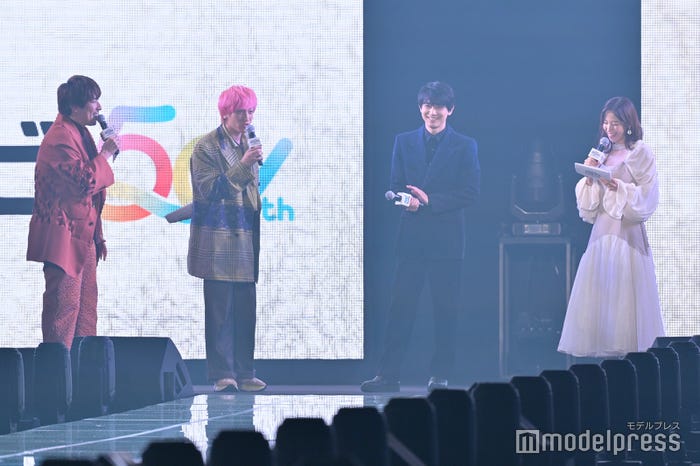 EXIT(りんたろー。、兼近大樹)、吉沢亮、鷲見玲奈(C)モデルプレス