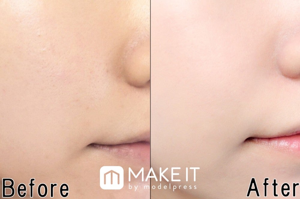 マキアージュ／ドラマティックリキッド UV／オークル10 使用 (C)メイクイット