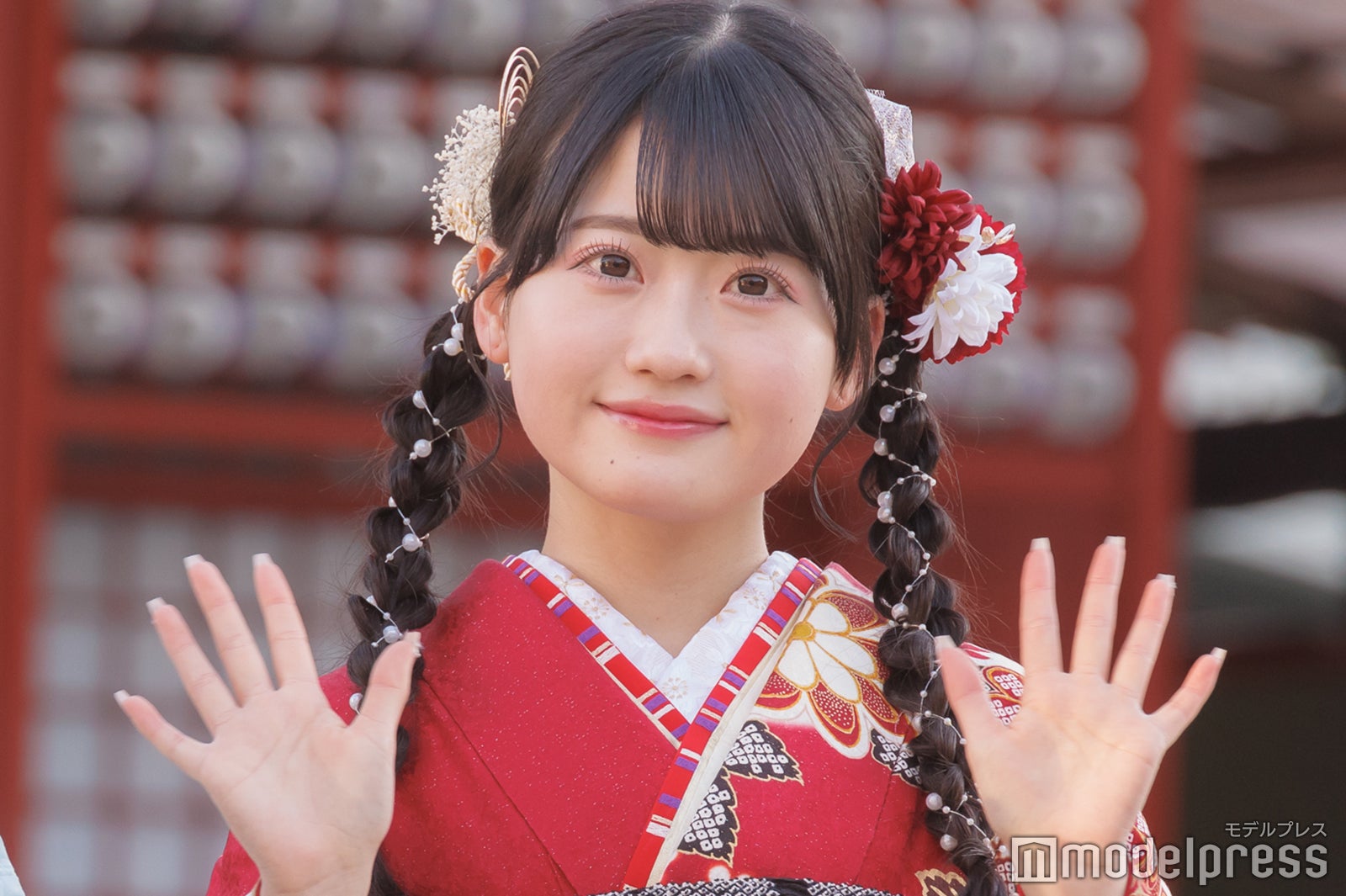 布袋百椛（C）モデルプレス