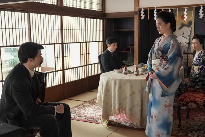 トミー・バストウ、北香那ら「ばけばけ」第53話(C)NHK