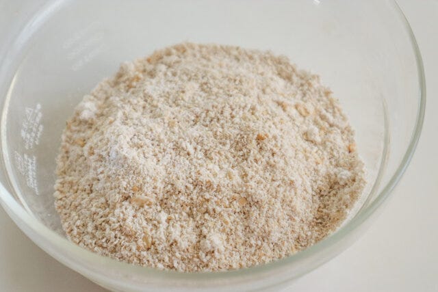 オートミールスコーン　作り方　オートミールを粉砕する