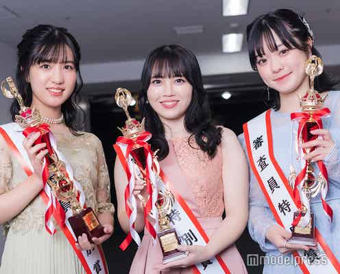 “日本一美しい女子大生”審査員特別賞 荒木美輝さん・川部萌々香さん・樋口愛梨彩さんを直撃 今後の目標は?<ミスオブミス2023>