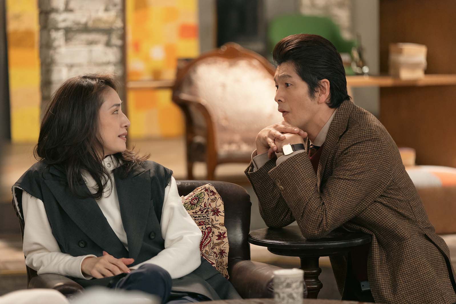 天海祐希、丸山智己「合理的にあり得ない～探偵・上水流涼子の解明～」第3話より（C）カンテレ