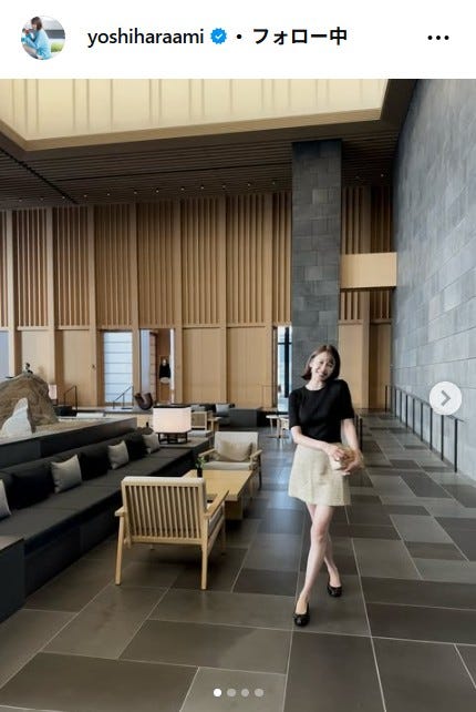 良原安美アナInstagramより