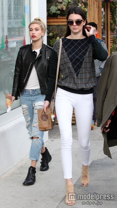 注目モデルのケンダル・ジェンナーとヘイリー・ボールドウィンはスイーツ好き？