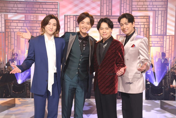 京本大我、井上芳雄、中川晃教、山崎育三郎(C)フジテレビ