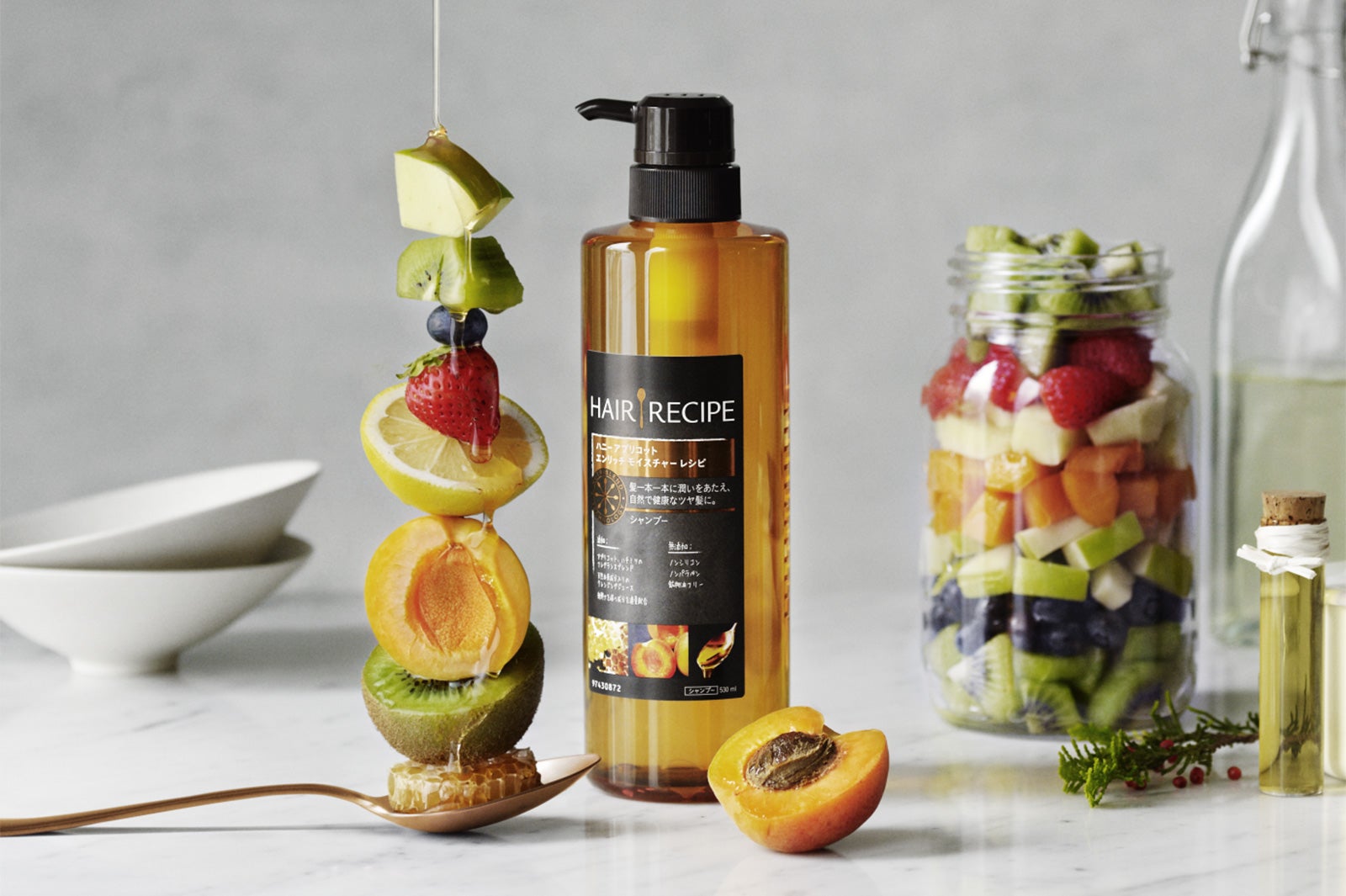 ヘアレシピ　ハニーアプリコット エンリッチ モイスチャー レシピ シャンプー