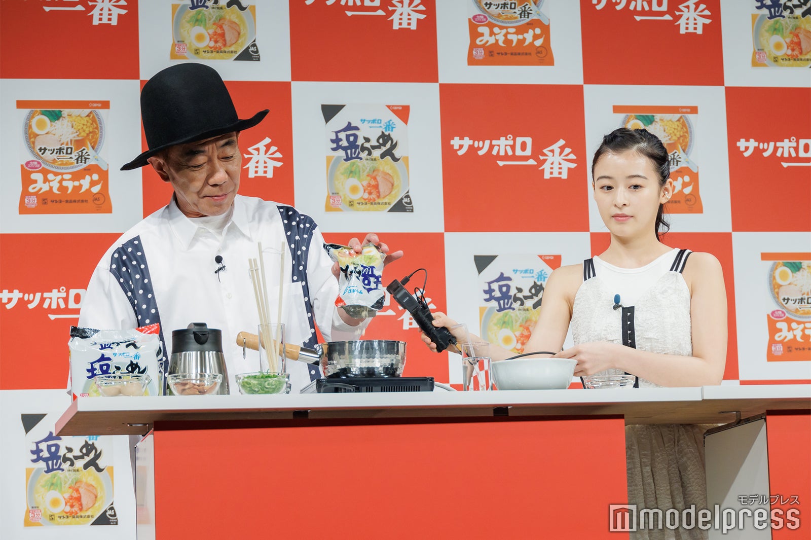 木梨憲武、森七菜（C）モデルプレス