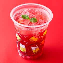 ハローキティ リボン・ルージュ 扇子1本付き ¥1,300(C)2025 SANRIO CO., LTD. APPROVAL NO. L660648