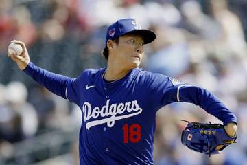 山本由伸が6回3失点で3勝目の権利！QS率・857と抜群の安定感 大量援護バックに立ち直る ロバーツ監督と笑顔で握手
