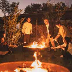 ライトアップの様子/提供画像