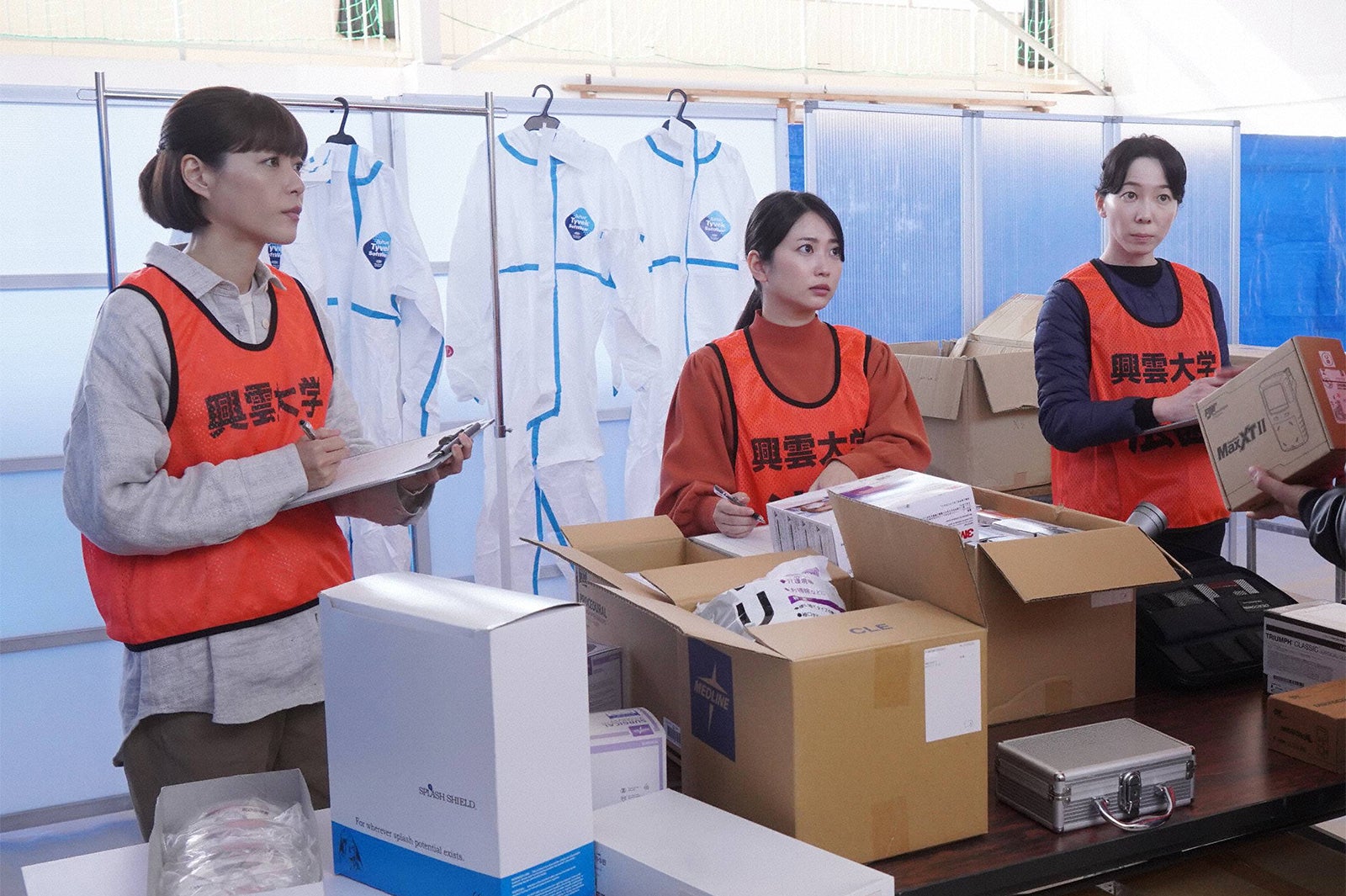 上野樹里、志田未来、平岩紙「監察医 朝顔」第11話より（C）フジテレビ