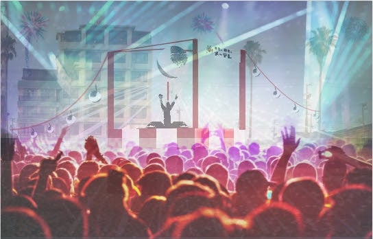 やぐらエリアイメージ／画像提供：メ～テレ