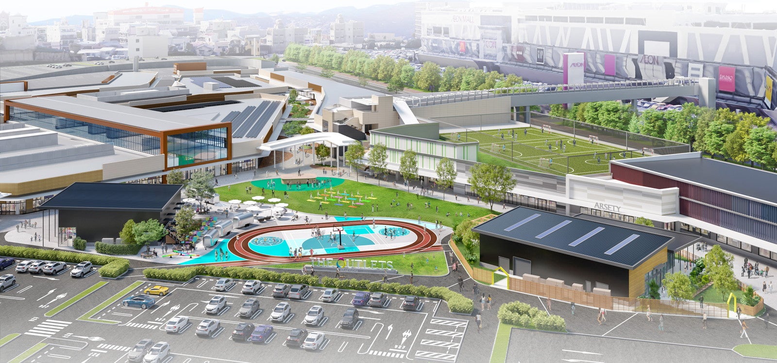 ジ アウトレット北九州／画像提供：イオンモール