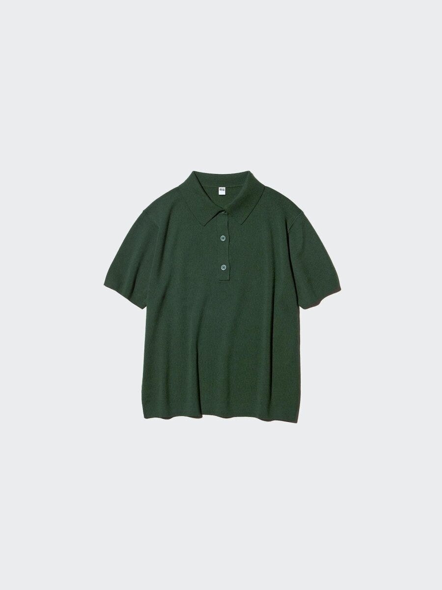 2025春ユニクロ大人女性おすすめポロセーター