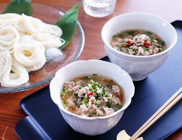 素麺とつけ汁