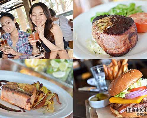 ビーチの側で楽しむ極上グルメ、LAセレブ気分で優雅にランチ