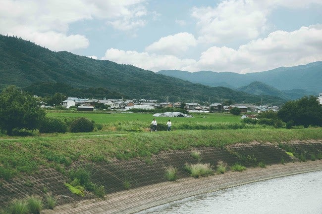 田畑に囲まれ大和の原風景が望める田原本町／画像提供：マルト