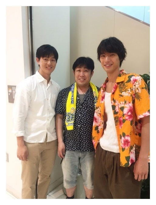 工藤阿須加、烏龍パーク・加藤康雄、福士蒼汰/福士蒼汰公式ブログ(Ameba)より