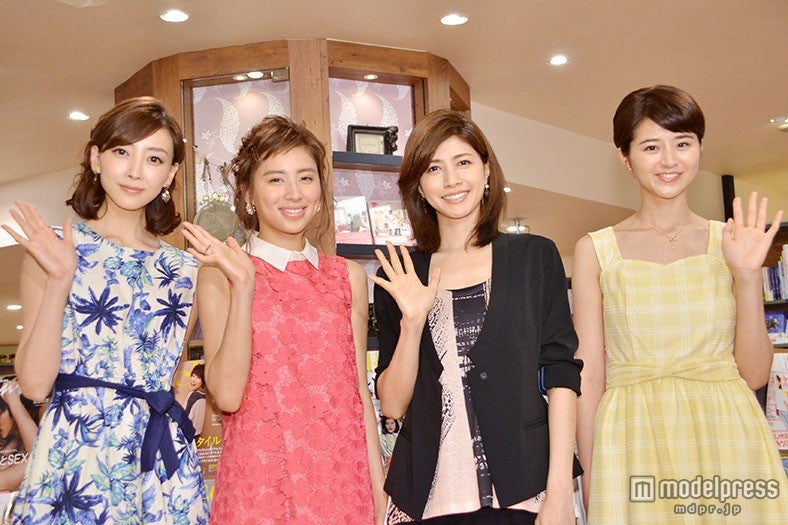 （左から）渡辺舞、ラブリ、内田有紀、鈴木ちなみ