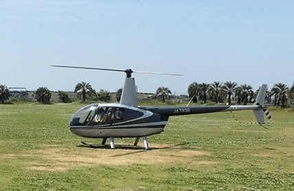 遊覧ヘリコプター／画像提供：ピーエスジェイコーポレーション