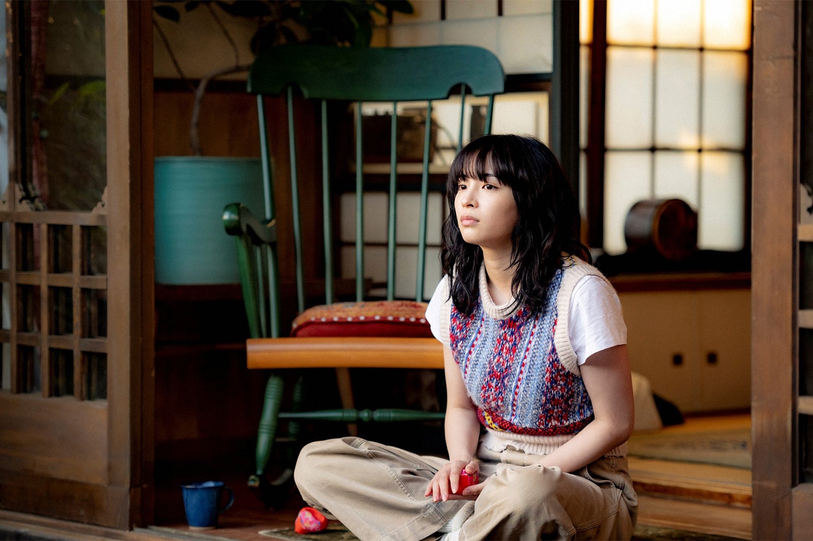 広瀬すず／「夕暮れに、手をつなぐ」第4話より（C）TBS