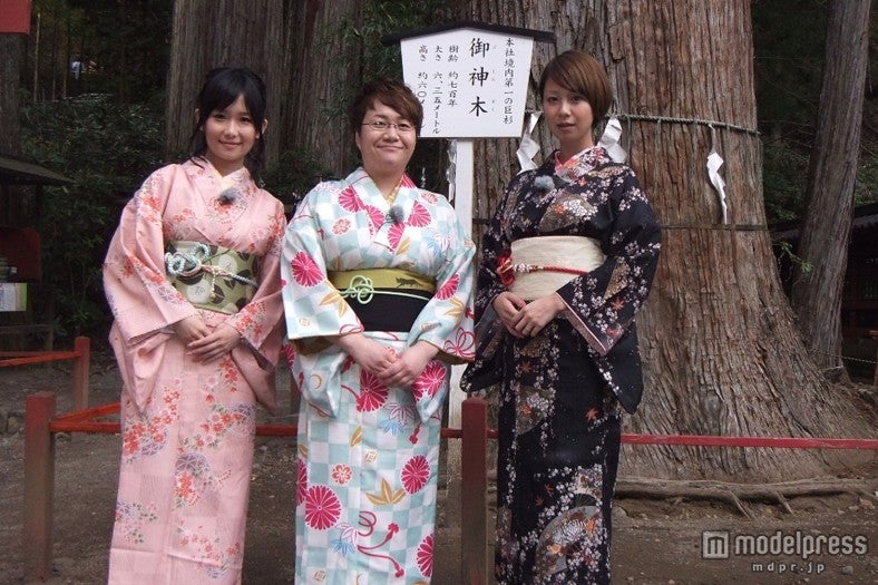 （左から）ささきのぞみ、近藤春菜、田中美保（C)NHK