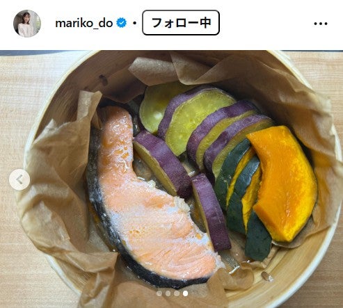 堂真理子アナInstagramより