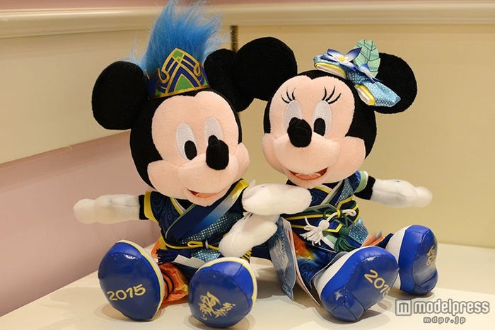 ミッキー&ミニーペアぬいぐるみ¥4800