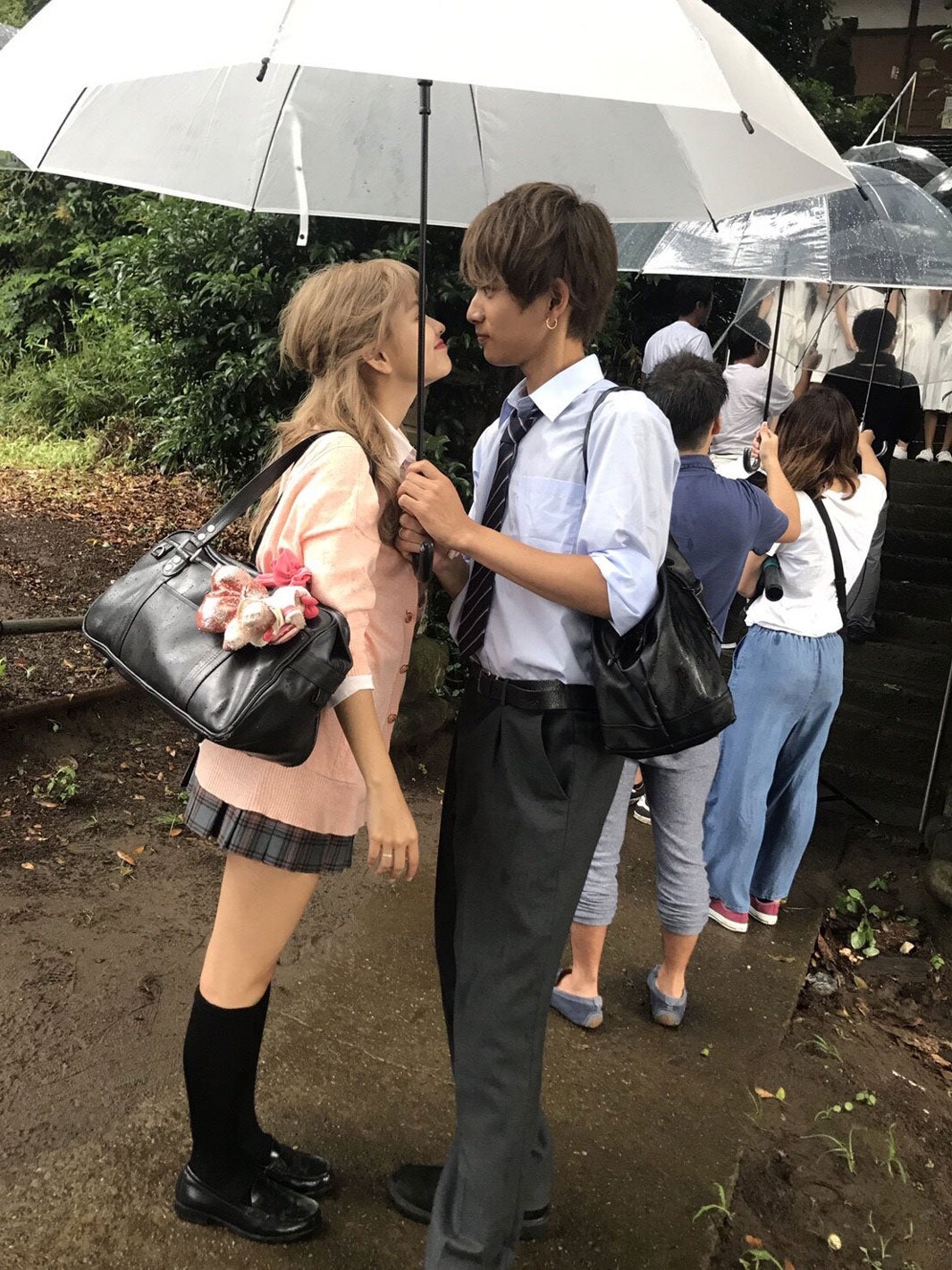 なちょす＆那須泰斗／メイキングカット（提供写真）