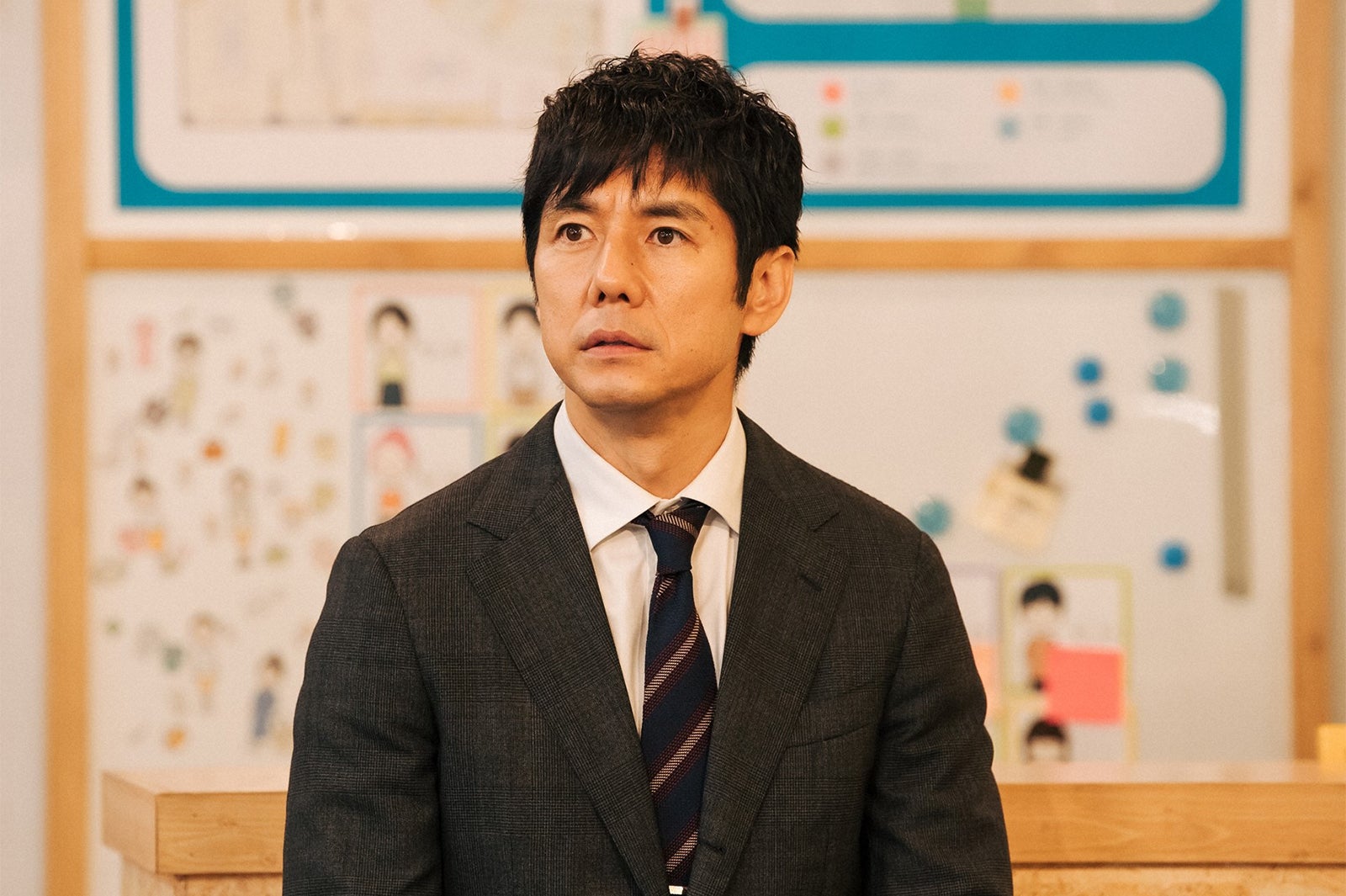 西島秀俊／「ユニコーンに乗って」第9話より（C）TBS