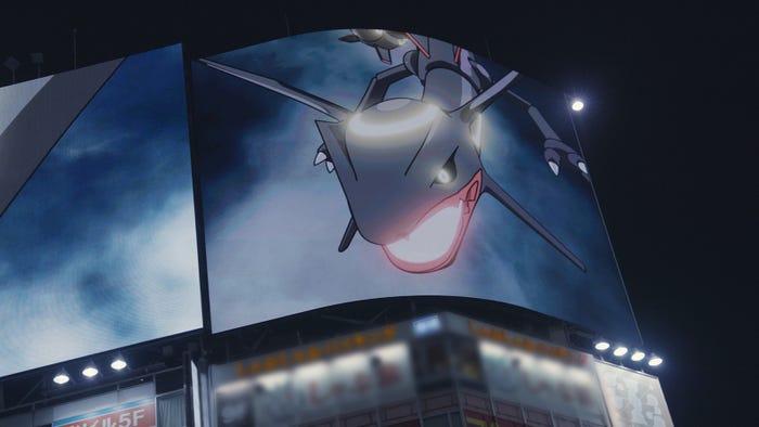ポケットモンスター渋谷街頭ビジョン13面ジャックの模様(提供写真)