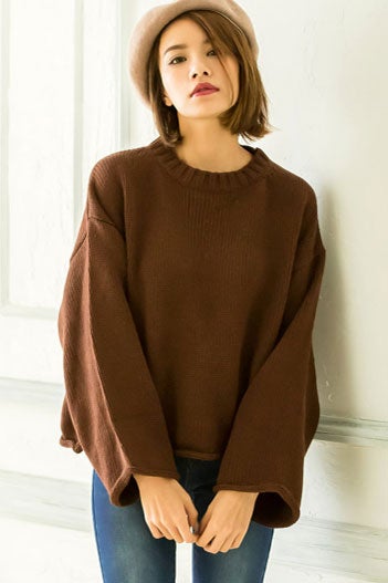 ローゲージワイドスリーブニットトップス「Re:EDIT by GALSTAR」2,998円（税込）／画像提供：Re:EDIT by GALSTAR