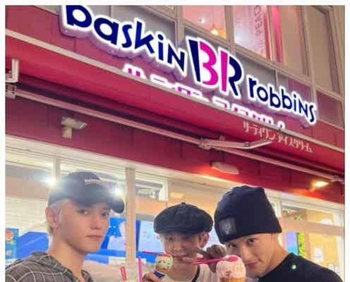 NCTショウタロウ、テヨン&マークと大阪満喫「貴重な3ショット」「空気が美味しい」とファン歓喜