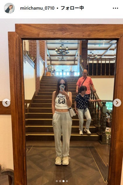 みりちゃむInstagramより