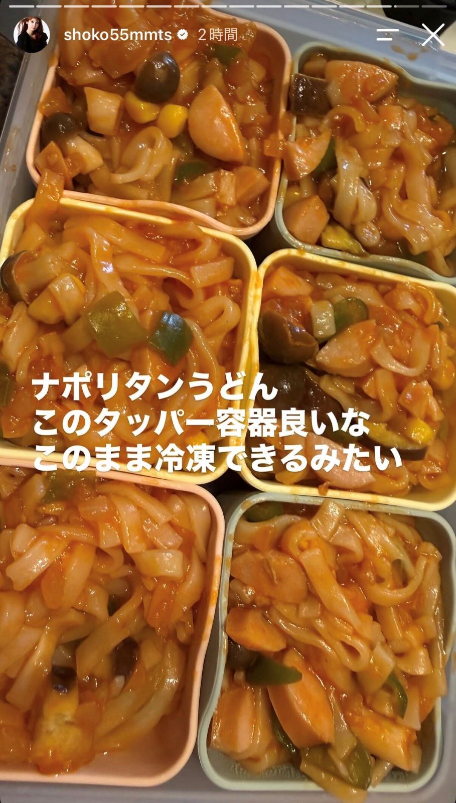 中川翔子Instagramストーリーズより